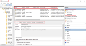 Windows Task Scheduler UI