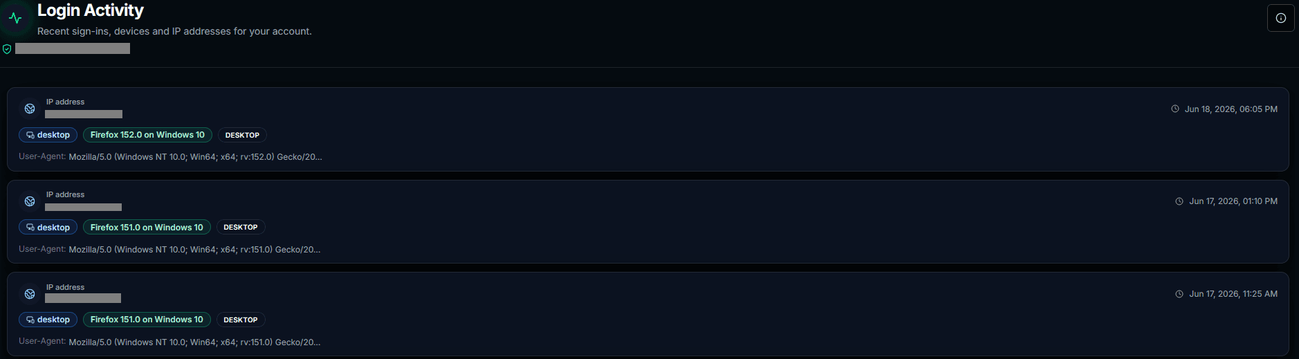 Academy Login Activity