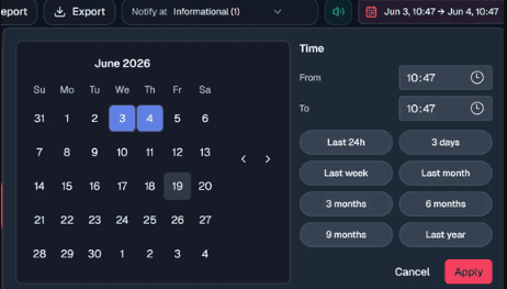 timeframe-selection