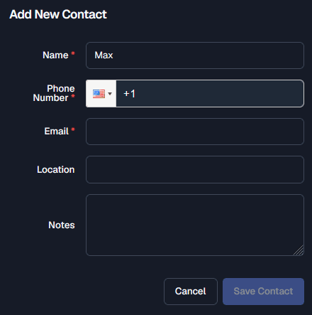 Create Contact