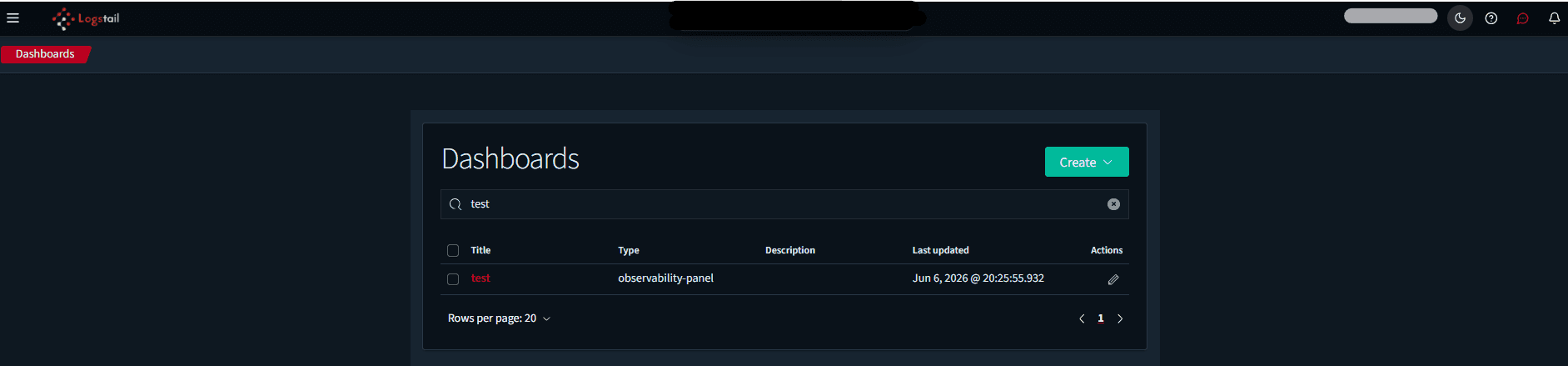 dashboard-in-list