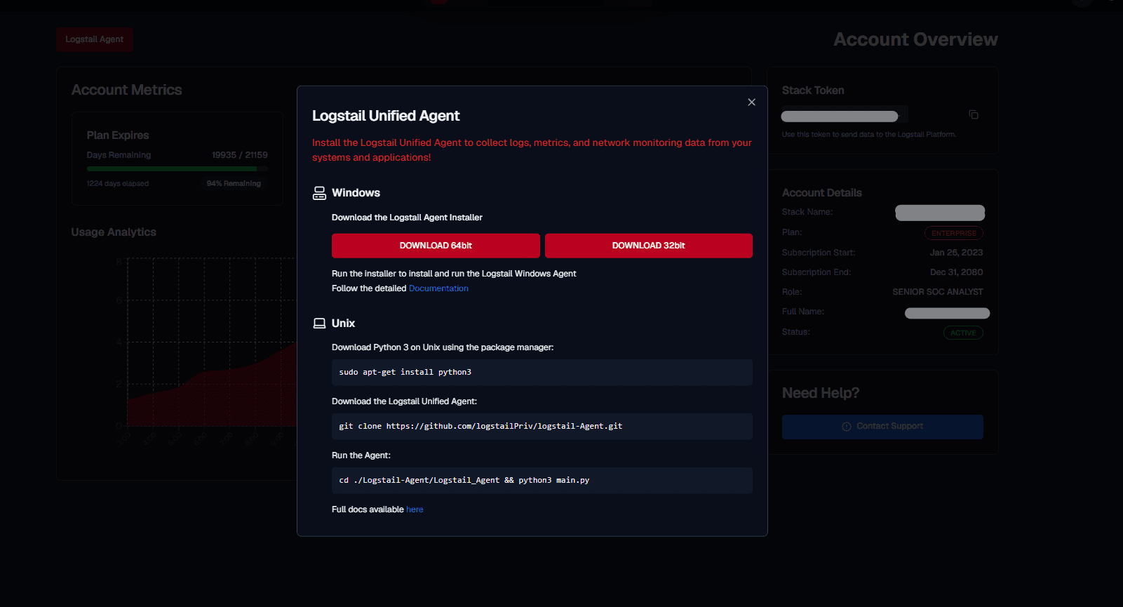Logstail Agent Download