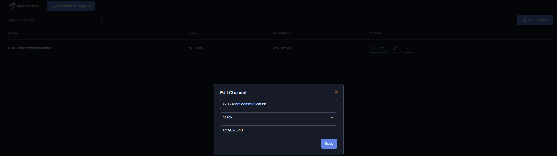 Add notification channel