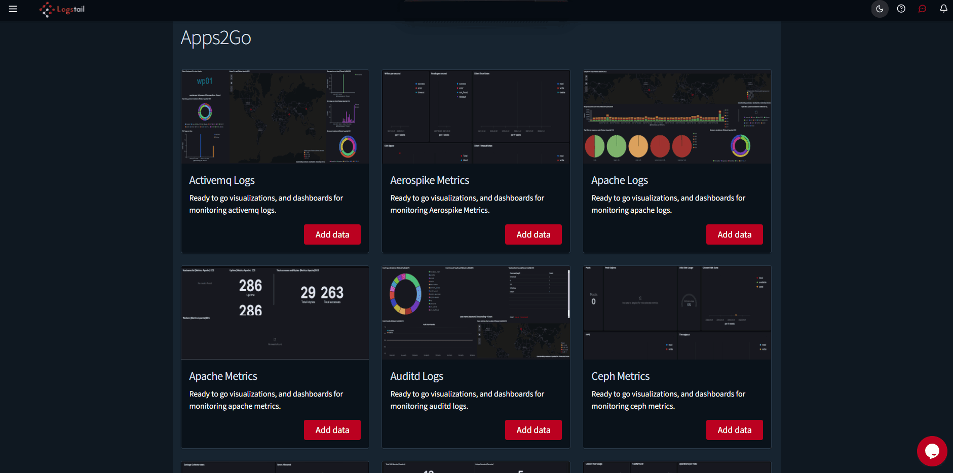 pre-build-dashboards