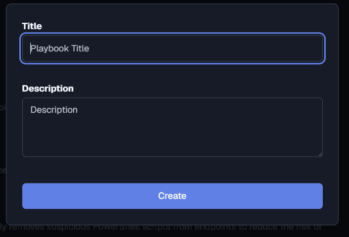 playbook-create