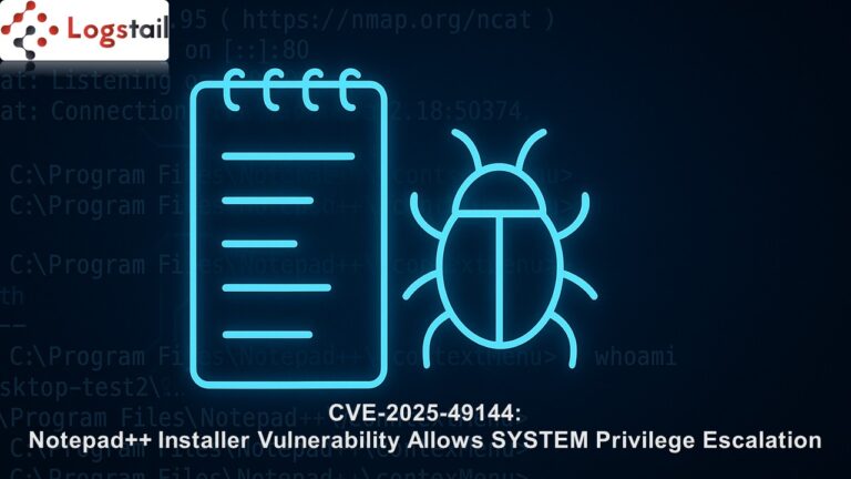CVE-2025-49144: Notepad++ Installer Vulnerability Allows SYSTEM Privilege Escalation